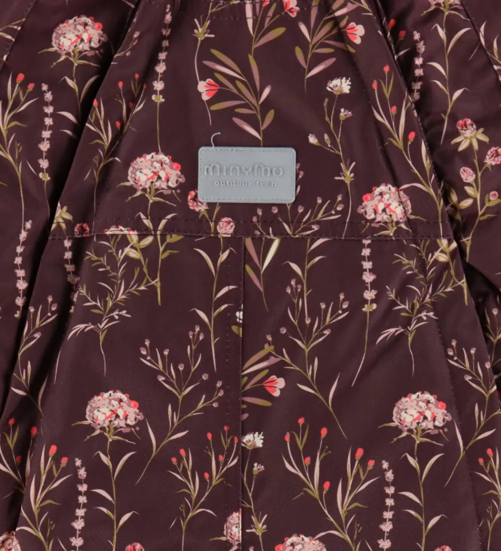 Flyverdragt - Catawba Grape m. Blomster|Minymo Sale