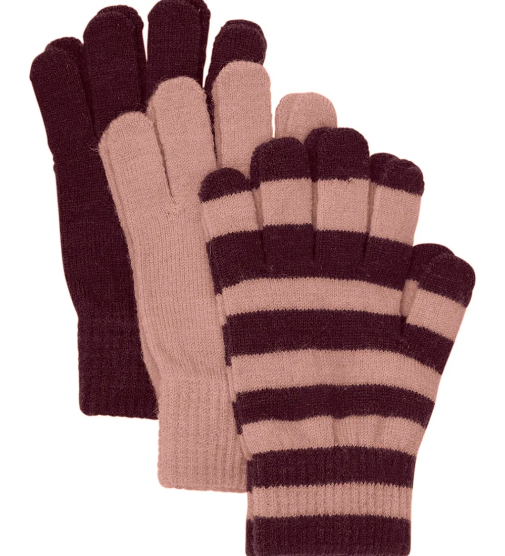 Handsker - 3-pak - Uld - Catawba Grape|Minymo Best