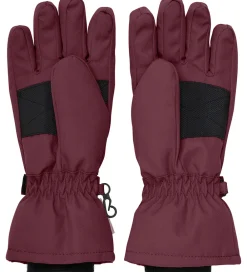 Hansker m. Fleece - Catawba Grape|Minymo New