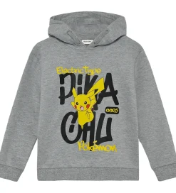 Hættetrøje - Pokémon - Gråmeleret|Minymo Discount