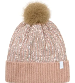 Hue - Strik - Misty Rose m. Pailletter/Kvast|Minymo Hot