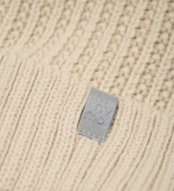 Hue m. Fleece - Uld/Akryl - Sandshell m. Kvast|Minymo Sale