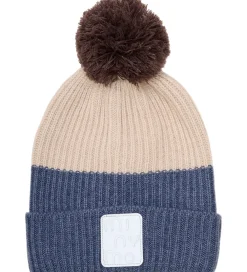 Hue m. Fleece - Uld/Akryl - Parisian Night m. Kvast|Minymo Hot