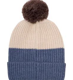 Hue m. Fleece - Uld/Akryl - Parisian Night m. Kvast|Minymo Hot