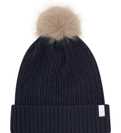 Hue m. Fleece - Uld/Akryl - Parisian Night m. Kvast|Minymo Sale