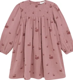 Kjole - AOP - Woodrose|Minymo