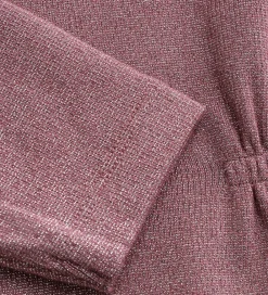 Kjole - Glitter - Rib - Rose Brown|Minymo Hot