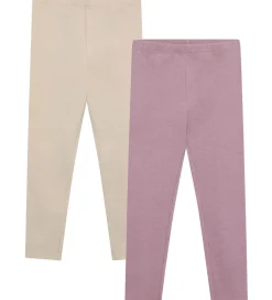 Leggings - 2-pak - Elderberry|Minymo Outlet