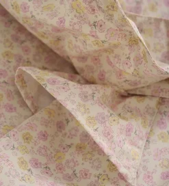 Regnjakke - PE - Peach Whip m. Blomster|Minymo New