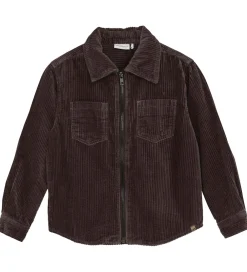 Skjorte - Cord - Fløjls - Chocolate Chip|Minymo Clearance