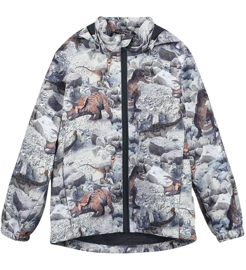 Sommerjakke - Blue Nights m. Dinosaurer|Minymo Discount