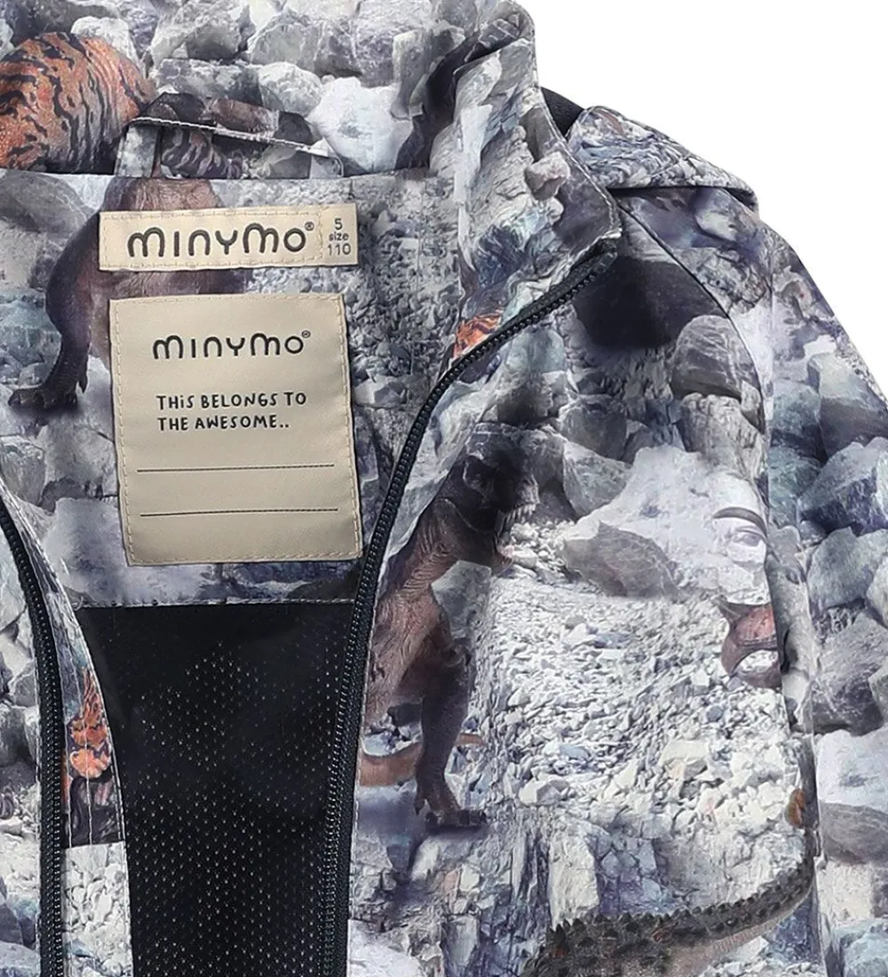 Sommerjakke - Blue Nights m. Dinosaurer|Minymo Discount