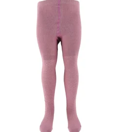 Strømpebukser - 2-Pak - Orchid Haze m. Mønster|Minymo Outlet