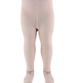 Strømpebukser - 2-pak - Shell/beige m. Sløjfer|Minymo Sale