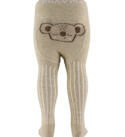 Strømpebukser - Rib - Silver Mink|Minymo Clearance