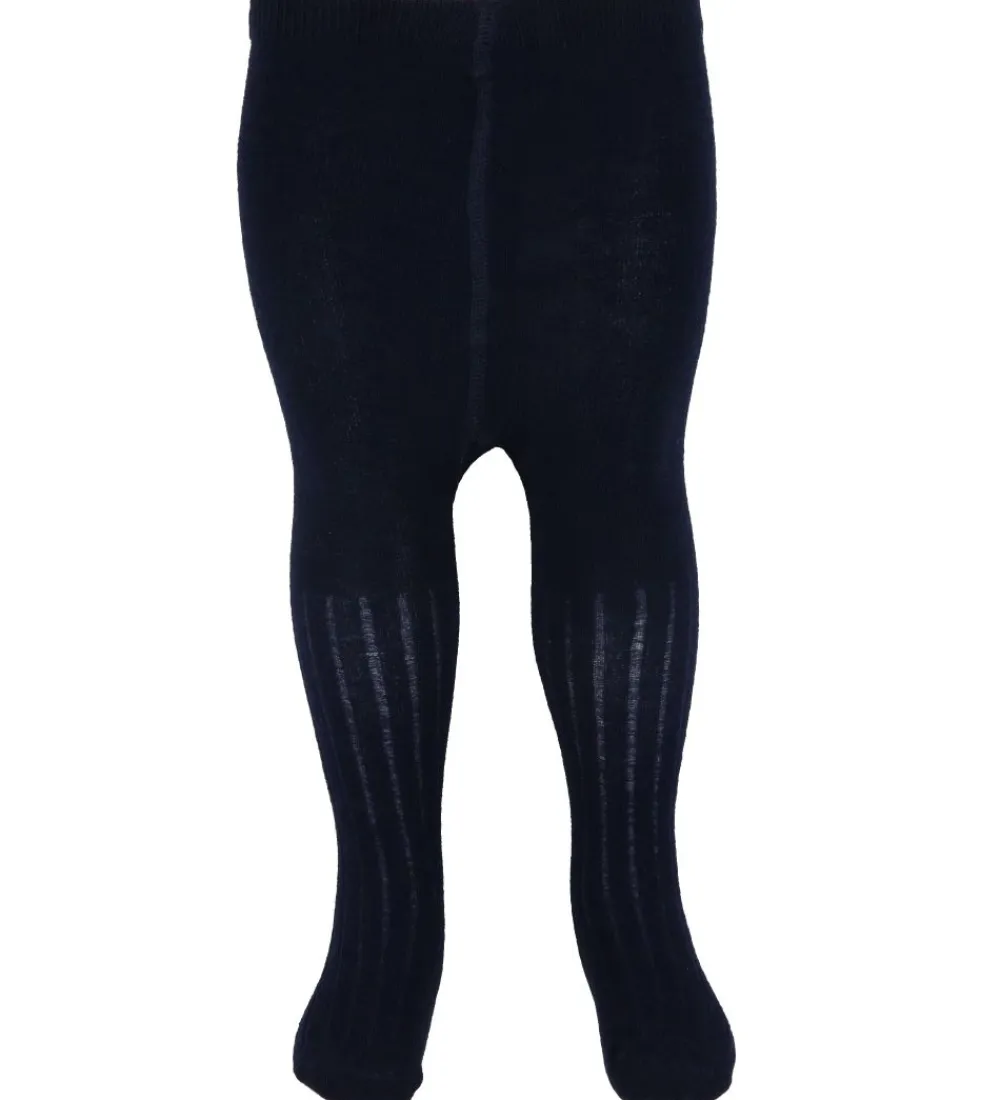 Strømpebukser - Uld - 2-Pak - Dark Navy|Minymo