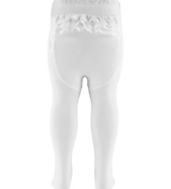 Strømpebukser m. Blonder - Hvid|Minymo Hot