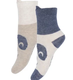 Strømper - 2-pak - Blue Nights m. Pandaer|Minymo Online