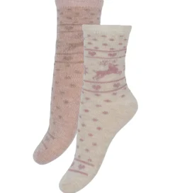 Strømper - 2-pak - Burnished Lilac|Minymo Outlet