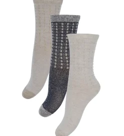 Strømper - 3-pak - Dark Navy|Minymo Online