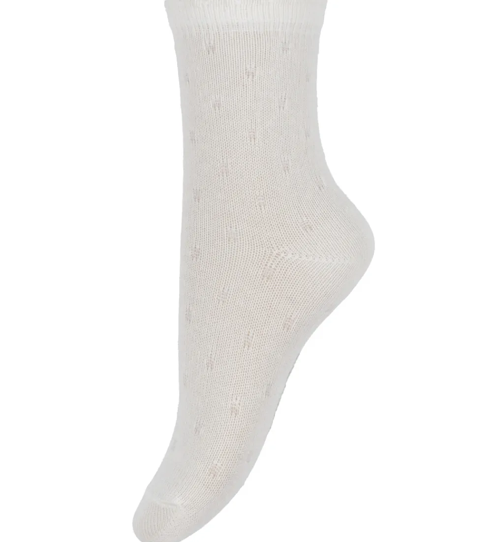 Strømper - 5-pak - Wild Rose/Lilla/Hvid m. Prikker|Minymo Best