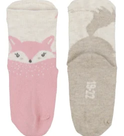 Strømper - 2-pak - Wild Rose m. Dådyr|Minymo Best