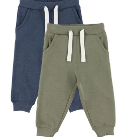 Sweatpants - 2-pak - Vetiver|Minymo Discount