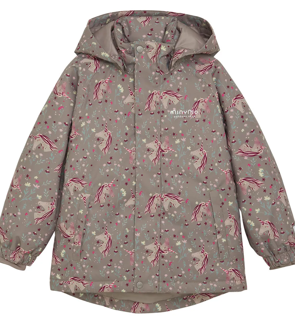 Vinterjakke - AOP - Roasted Cashew|Minymo Clearance