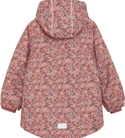 Vinterjakke - AOP - Peach Whip|Minymo Outlet