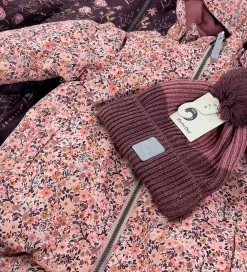 Vinterjakke - AOP - Peach Whip|Minymo Outlet