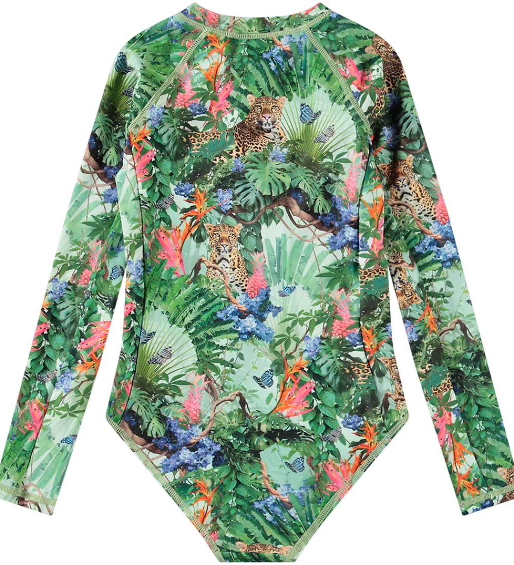 Badedragt - UV50+ - Necky - Green Tropical|Molo Hot