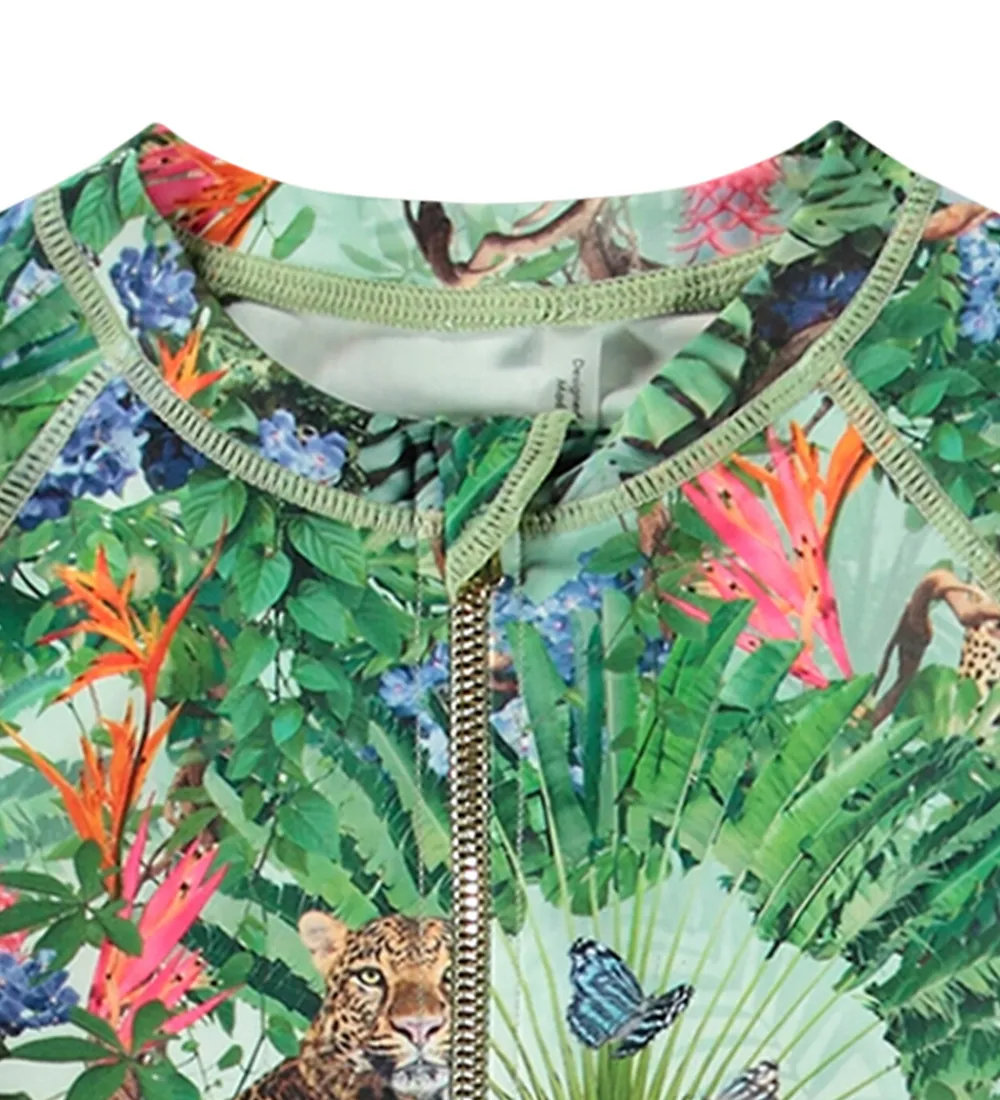 Badedragt - UV50+ - Necky - Green Tropical|Molo Hot