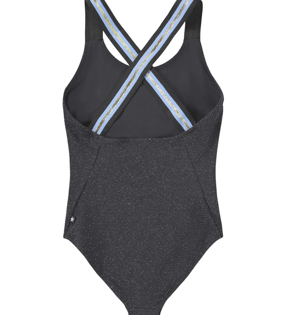 Badedragt - UV50+ - Neve - Black Glitter|Molo Best