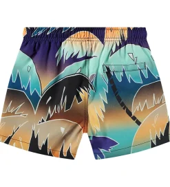 Badeshorts - UV50+ - Niko - Faded Palmtrees|Molo Discount