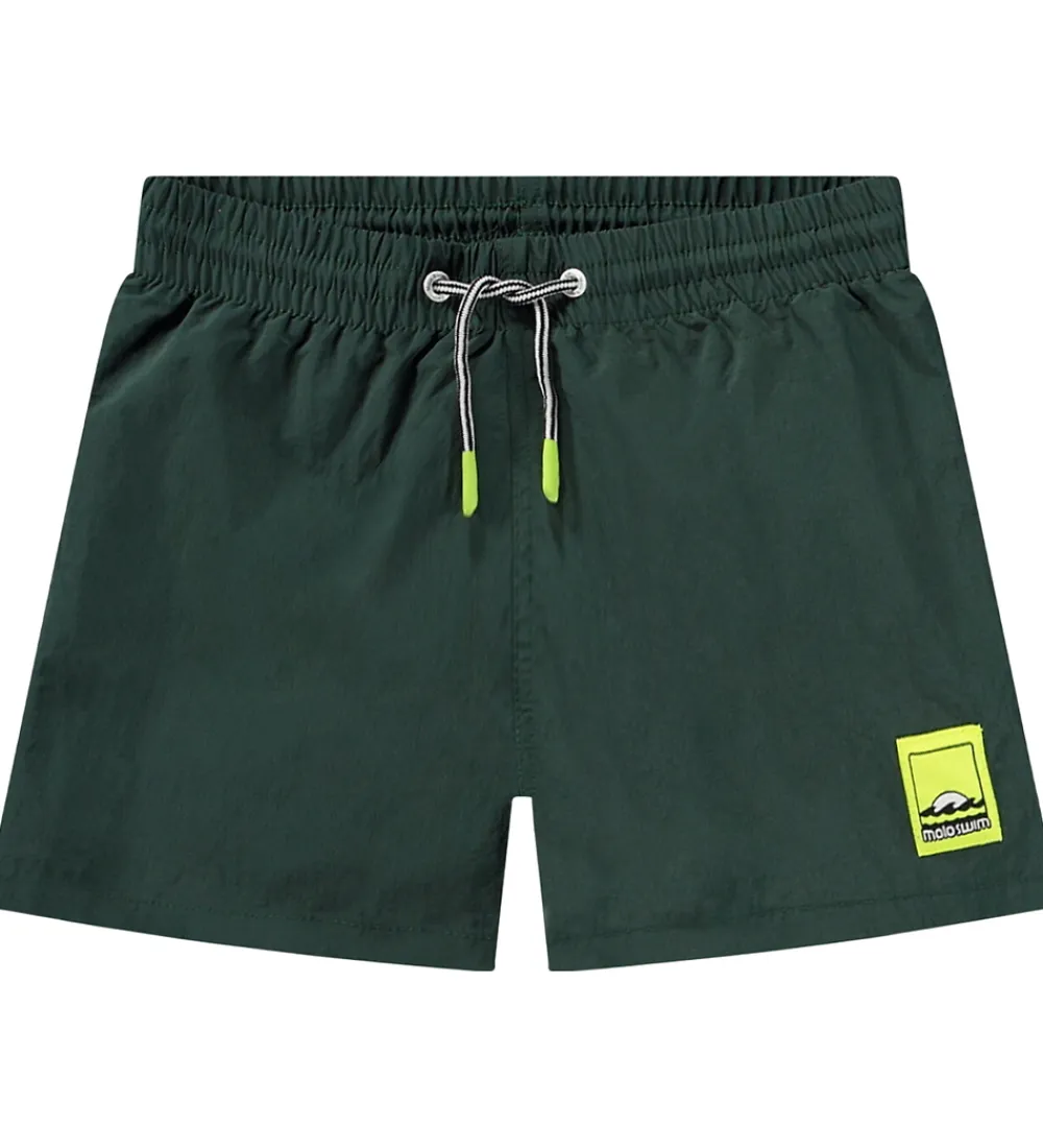 Badeshorts - UV50+ - Niko Solid - Wood Green|Molo Sale
