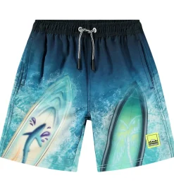 Badeshorts - UV50+ - Nilson - Surf Art Blue Chill|Molo Outlet