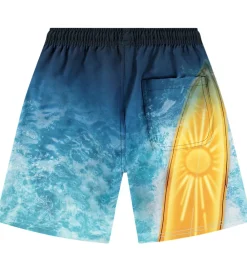 Badeshorts - UV50+ - Nilson - Surf Art Blue Chill|Molo Outlet
