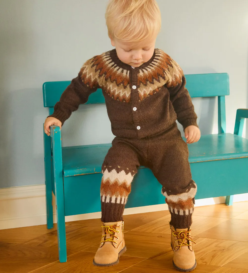 Cardigan - Strik - Uld - Bay - Browns|Molo New