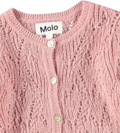 Cardigan - Uld - Gilli - Petal Blush|Molo Clearance
