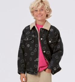 Denimjakke - Hiro - Happiness Black|Molo