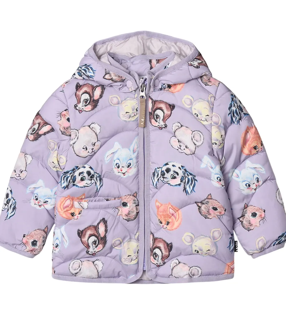 Dynejakke - Harmony - Itty Bitty Purple|Molo Sale