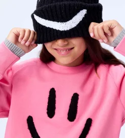 Hue - Strik/Rib - Kim - Sort m. Smiley|Molo Outlet