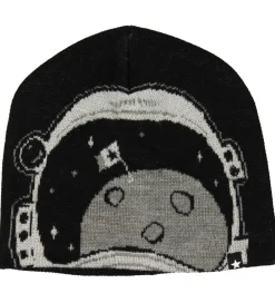 Hue m. Tube - Kleo - Uld/Polyester - Very Black m. Rumhjelm|Molo Outlet