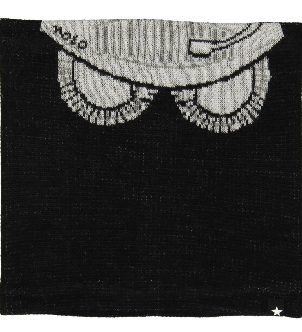 Hue m. Tube - Kleo - Uld/Polyester - Very Black m. Rumhjelm|Molo Outlet