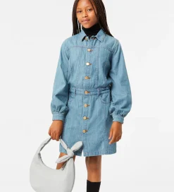 Kjole - Chaya - Washed Denim Blue|Molo Outlet