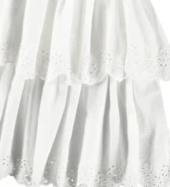 Nederdel - Brianna - Crisp White m. Hulmønster|Molo Online