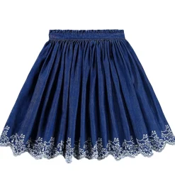 Nederdel - Denim - Bitta - Oak Embroidery|Molo Outlet