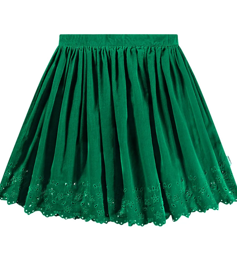 Nederdel - Fløjl - Bellis - Sporting Green|Molo Hot