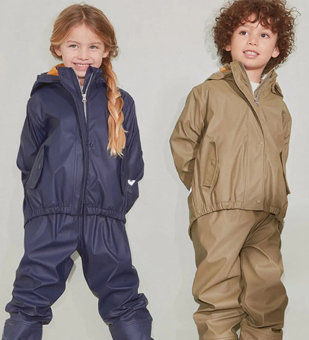 Regnbukser - Zab - PU - Classic Navy|Molo New