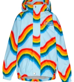 Regnjakke - PE - Waiton - Rainbow Waves|Molo Online